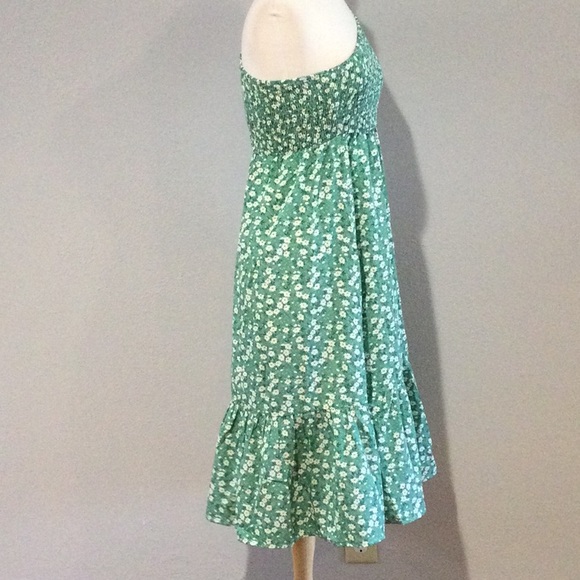 Deep Self Floral One Shoulder Smocked A-line Midi Dress Size M - Picture 4 of 16